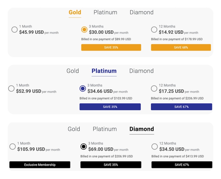 ThaiCupid Membership Pricing